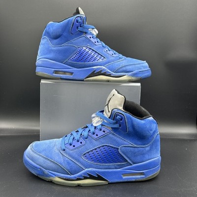 Nike air jordan 5 retro blue suède 