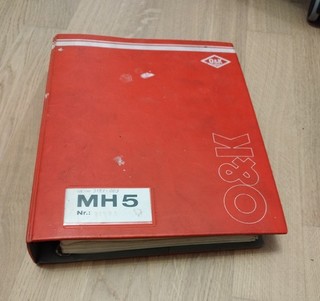 O&K MH5 Mobilbagger Betriebsanleitung und Ersatzteilkatalog