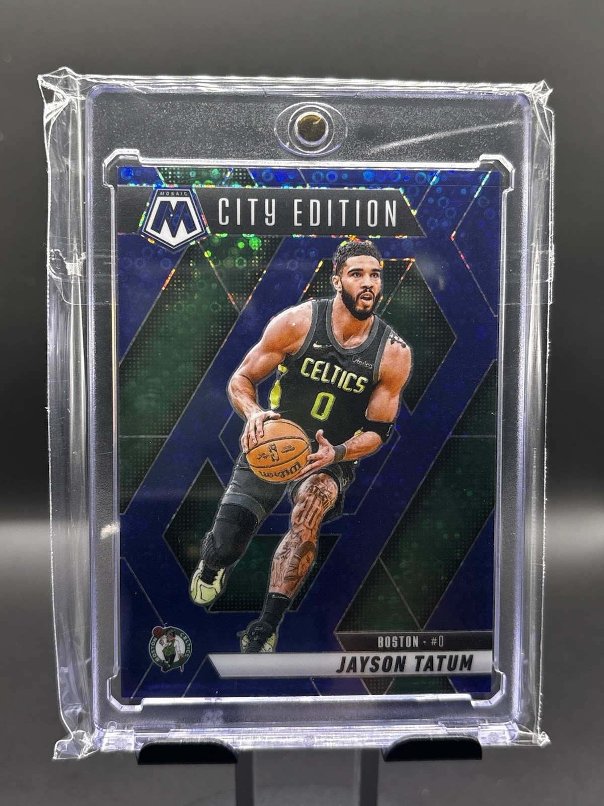 2024-25 Panini Mosaic Mosaic Fast Break Blue #287 Jayson Tatum /85