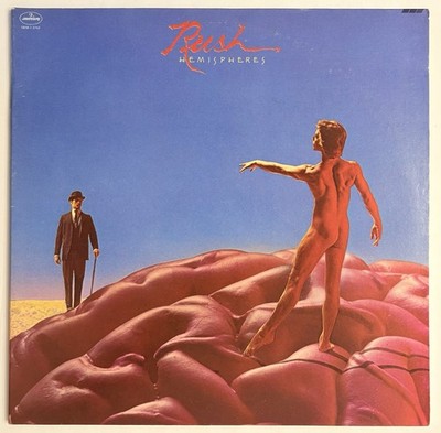 Rush - Hemispheres - RCA Club / Mercury R 124535 1978 Vinyl LP w/ Poster Cleaned