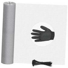 TNELTUEB Hardware Cloth Hot-Dip Galvanized Welded Wire Mesh - 48in x 100ft