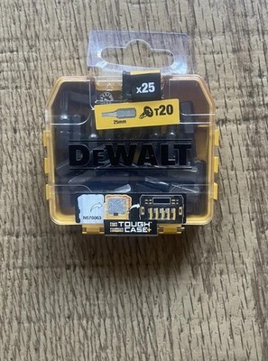 DeWalt Tough Case mit 25x Torx 20 Bits