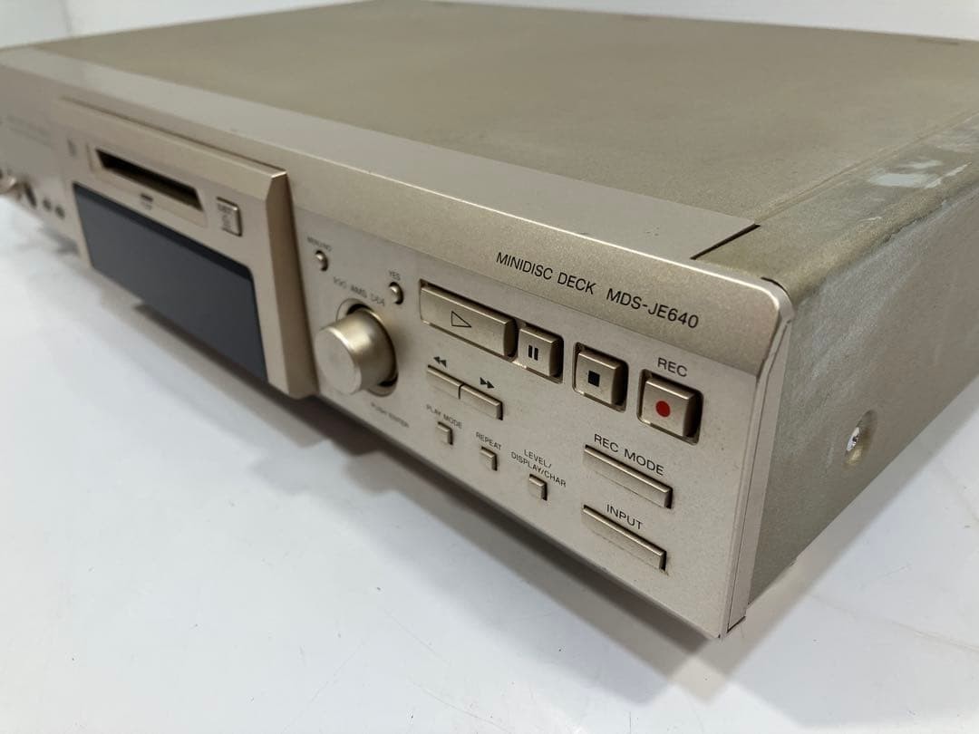 SONY MDS-JE640 MiniDisc Deck MD Player Serviced Analog & Digital