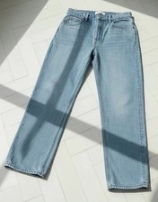 REFORMATION Jeans Casey Relaxed Mid Rise Straight Blue Jeans Size 26