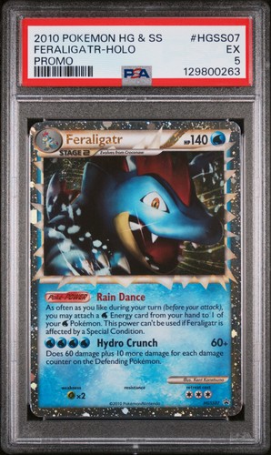Feraligatr graded PSA 5 for sale on eBay