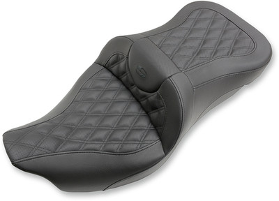 Harley Davidson Glide + Saddlemen Extended Reach Road Sofa LS Seat 808-07B-184