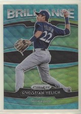 2020 Panini Prizm Brilliance Teal Wave Prizm Christian Yelich #B-6 1u6