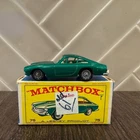 Vintage Lesney Matchbox Ferrari Berlinetta #75 with Original Box - Hitch Green