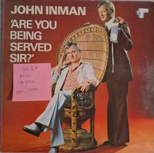 John Inman Are You Being Served Sir? Vinyl Record LP VG/G+ DJLPS468 1975