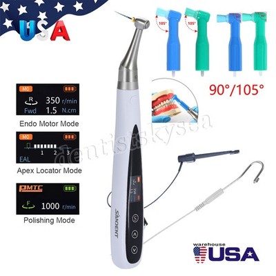 Dental LED Endo Motor 6:1 Root Canal Apex Locator/100*Prophy Angles Disposable