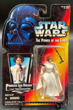 Star Wars Power of The Force PRINCESS LEIA ORGANA Hasbro Kenner Red Card 1995