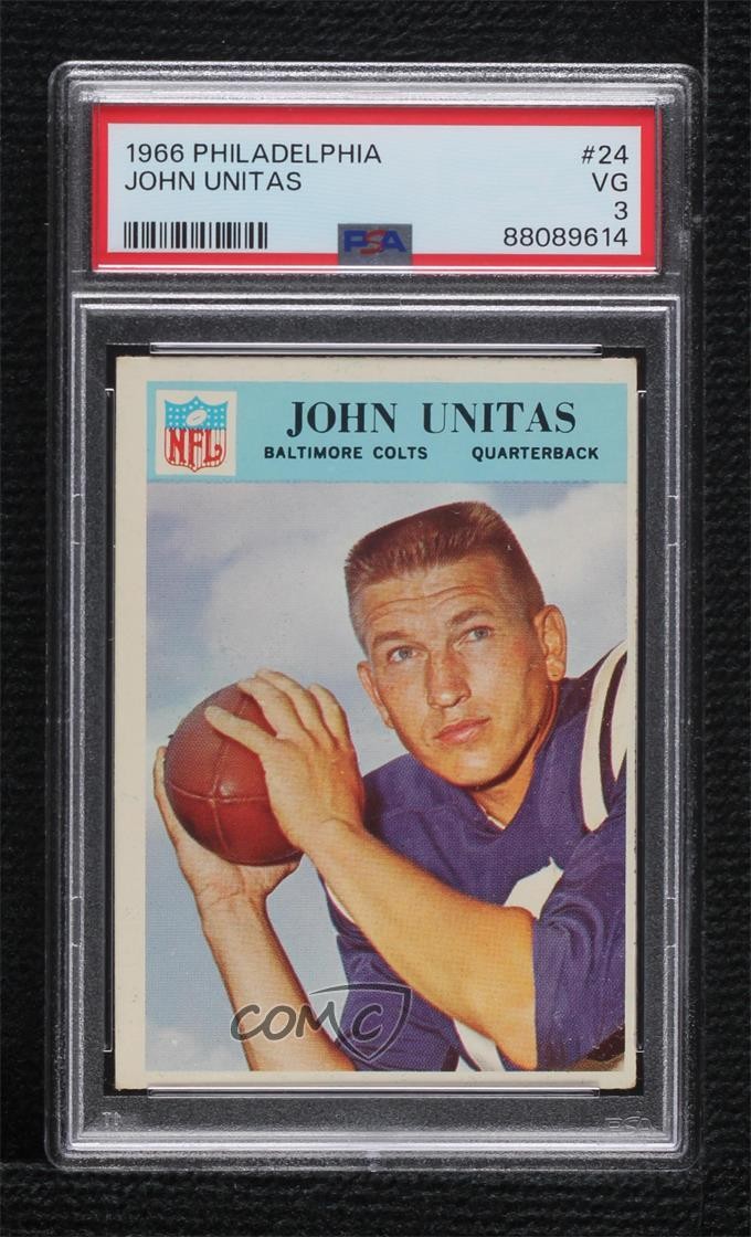 1966 Philadelphia Johnny Unitas #24 HOF 0nr3