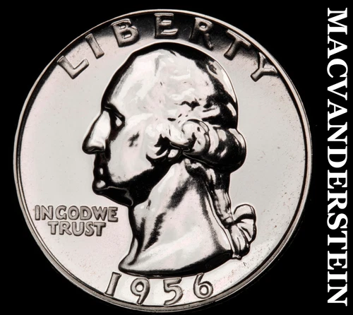1956 Washington Quarter - Choice Gem Proof  Lustrous  #G8397