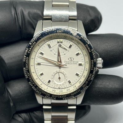 Orient Star WZ0021FA GMT Watch 38mm 17.5cm 6.9in Automatic White