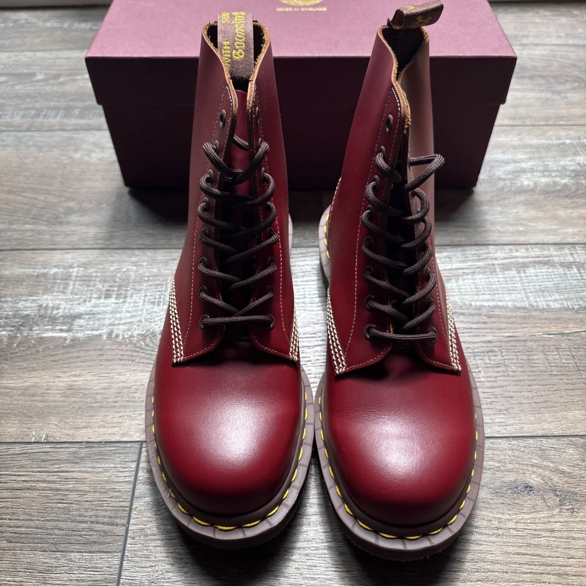 Dr. Martens Lace Up Red Boots for Men for Sale | Shop New & Used