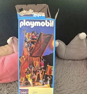 Playmobil Ritter Burg Belagerungsturm Turm Set 3887 KOMPLETT