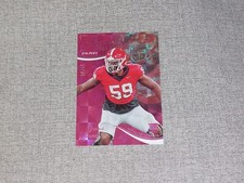 2023 Panini Prestige Rookies Xtra Points Pink #308 Broderick Jones RC #D / 25
