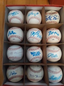 2013 MILB South Atlantic All Star Game Signed Autographed Baseball's Lot 12 PnC