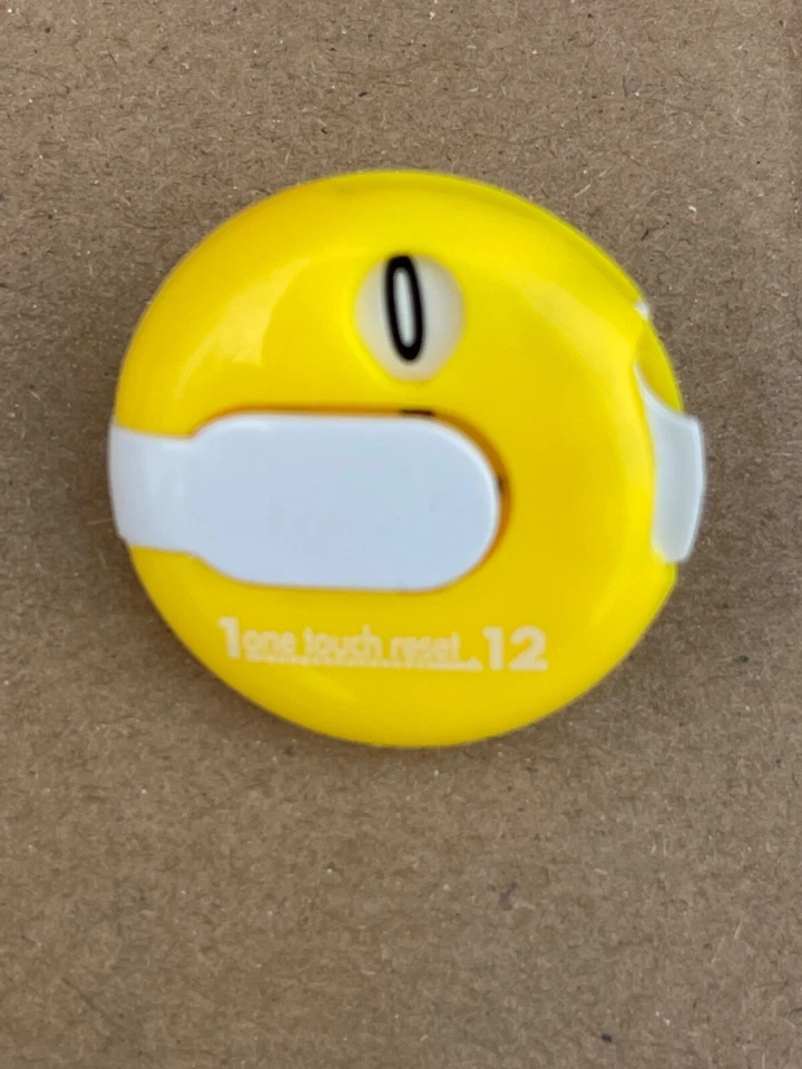 EZ GOLF PUNKTEZÄHLER BIS 12 SCHÜSSE vorhanden gelb weiß