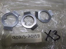 YAMAHA OEM  (U GET THREE 3) PISTON LOCK WASHER TT250 SR250 XT250 BW350 XZ550
