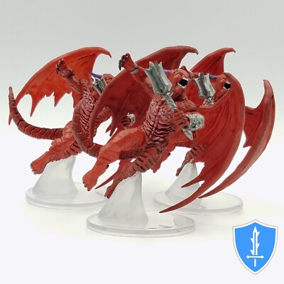 Pit Fiend (mace) x3 - Waterdeep Dragon Heist #32B D&D Miniature