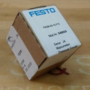 Festo Pagn-26-145P-P10 Pneumatic Pressure Gauge 0-140 Pagn-26-145P-P10 