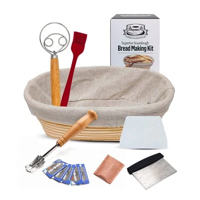 Premium Sourdough Proofing Basket | sourdough starter kit| Ideal for Shaping uk