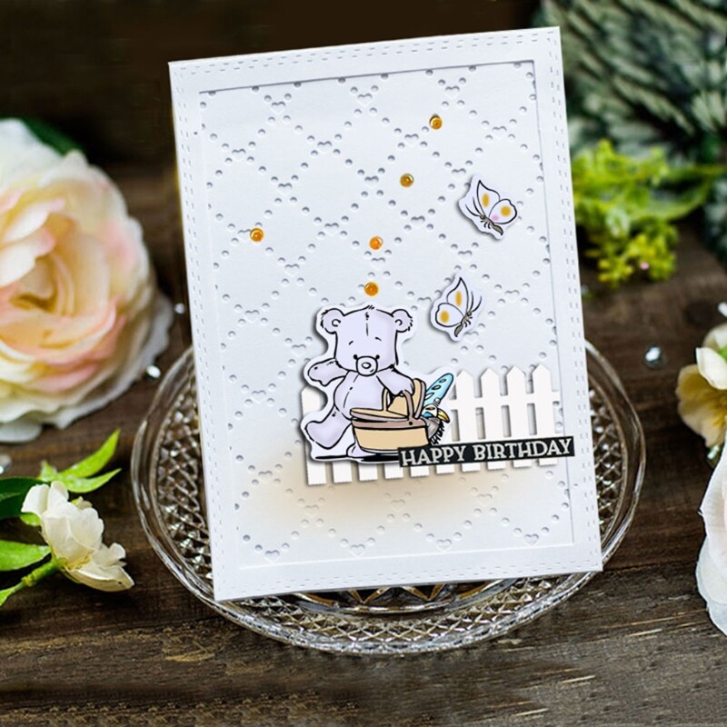 Cutting Dies Stencil Paper Art Cutting Template Thank You Cards Making