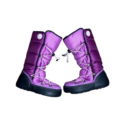 CROCS Womens Knee Hight Snow Boots Fushia Size W