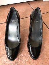 Stuart Weitzman Platswoon Black Patent Pumps Size 5M