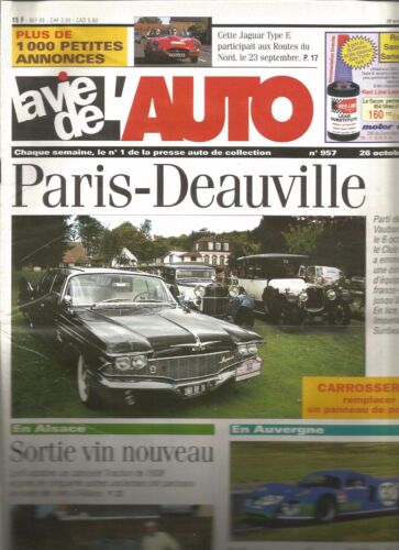 LA VIE DE L'AUTO N°957 PARIS-DEAUVILLE / CABRIOLET TRACTION DE 1938 / MATRA