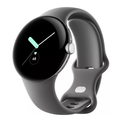 GOOGLE PIXEL Watch Smartwatch 41mm Edelstahl Bluetooth WiFi Silber/Grau NEU
