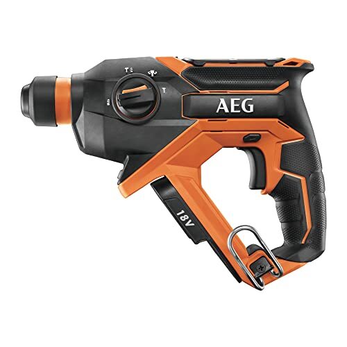 AEG BBH18C-0 Tassellatore SDS-Plus Compatto a Batteria 18V, Impugnatura Ergonomi