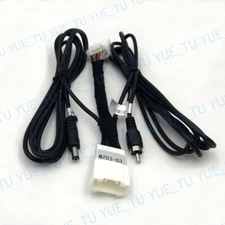 12P Add on Rearvew Reverse Camera Video Cable Adapter for Mazda 3 Axela 2014~18