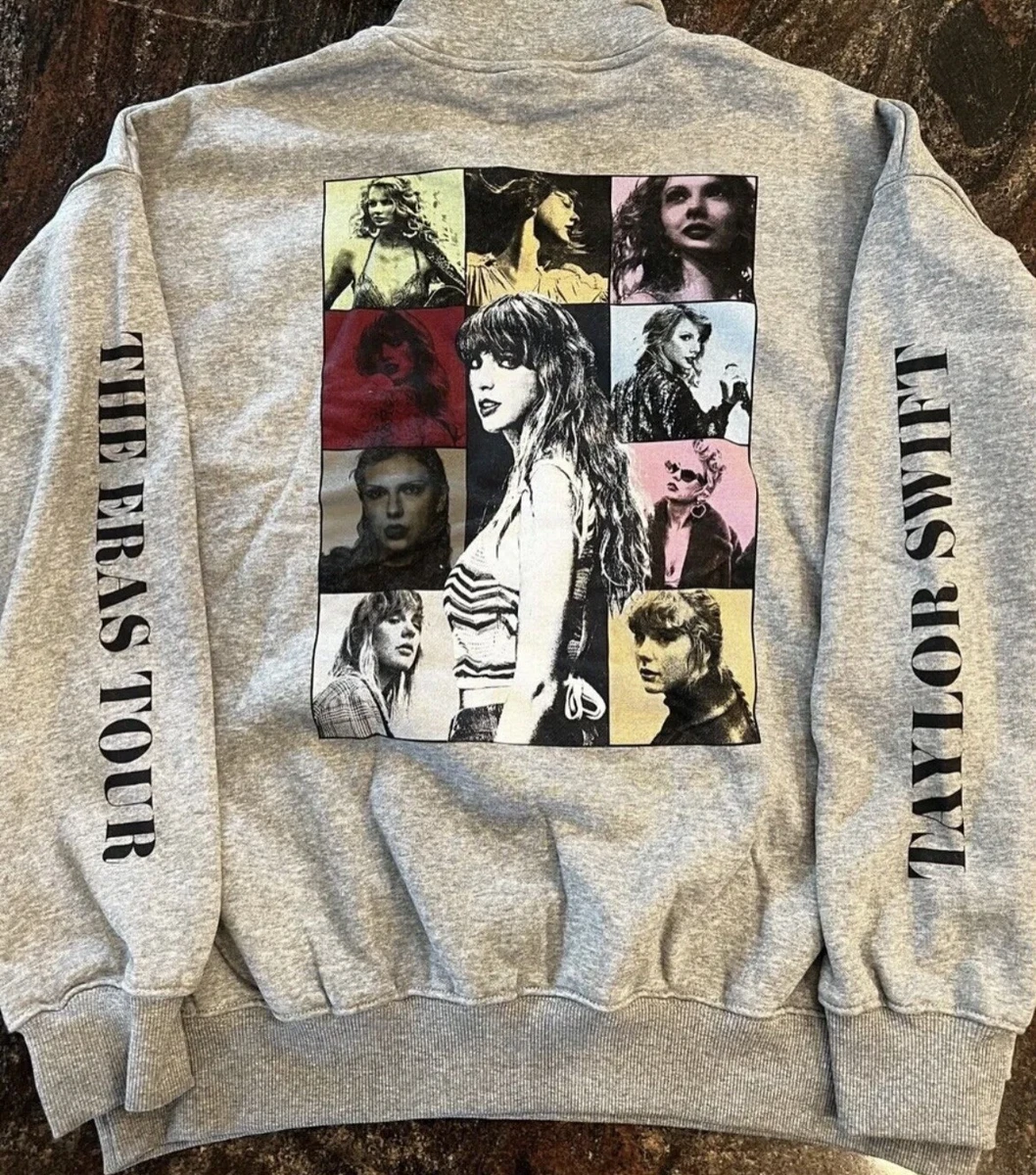 Taylor Swift Eras Tour Official Merch Exclusive Quarter Zip Pullover Unisex