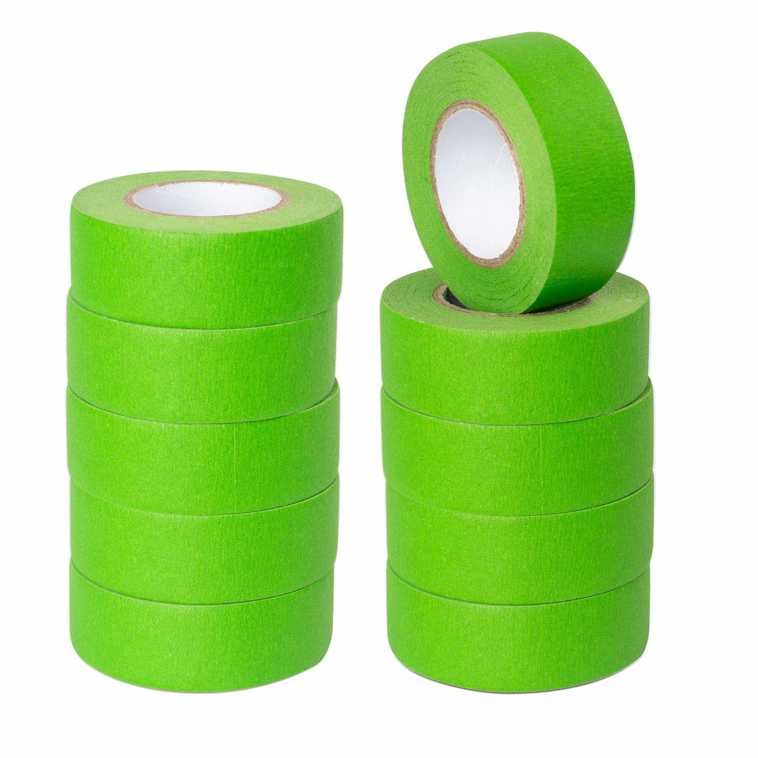 Eagle smart 10pcs Green 24mm Low Tack Painters Masking Tape, Masking Tape for