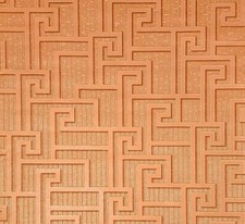 96236-2 Versace Orange Red Copper Metallic Gr...