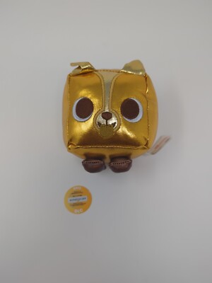 Pet Simulator X Mystery Treasure Plush Dog With DLC Code Cooper Metallic Gold!