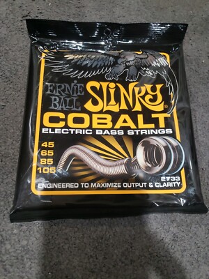 Authentic Ernie Ball Bass Strings Cobalt Hybrid Slinky 2733 045 to 105 Guitar
