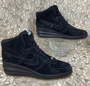 nike lunar force sky hi wedge sneakers