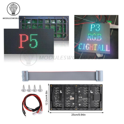 P3/P4/P5 Full Color Indoor/Outdoor Screen Display Module DC/AC LED Matrix Module