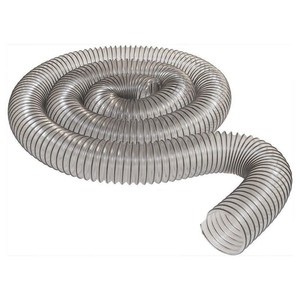 4 x 10 CLEAR PVC DUST COLLECTION HOSE BY PEACHTREE 