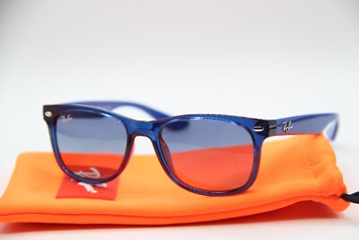 NEW RAY-BAN JUNIOR RB 9052S 7062/4L BLUE GRADIENT AUTHENTIC SUNGLASSES 48-16 !