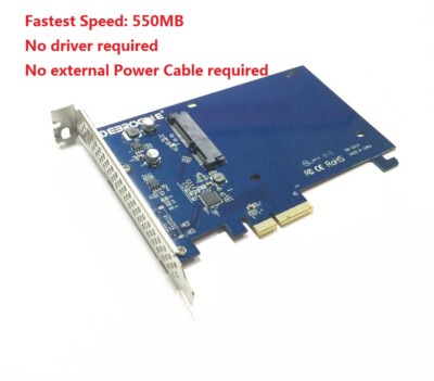 Highlight 500MB PCIe to 2.5  SATA III SSD Host Adapter for macpro 3.1-5.1- 2019