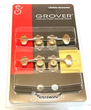 Grover Nickel Sta-Tite 18:1 Geared Ukulele Tuners U99-18N