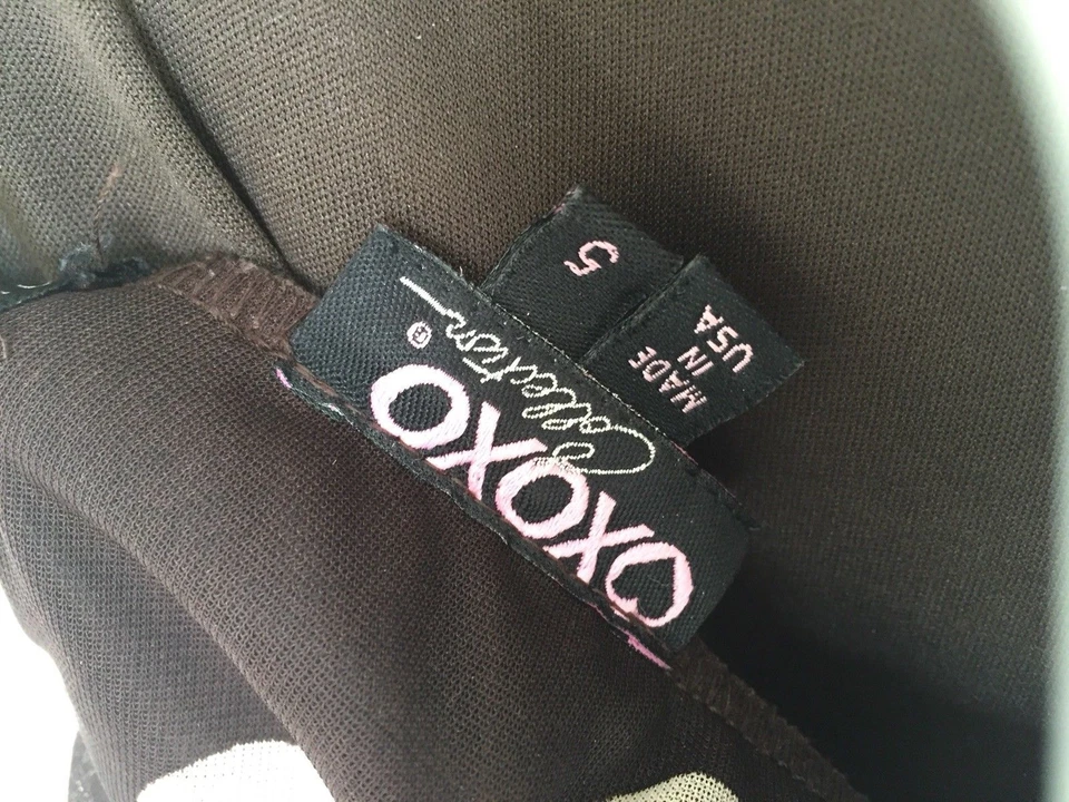 Vestido de sol halter a lunares de verano XOXO para mujer talla 5 años 50 marrón blanco Rockabilly Foto 4 de 4