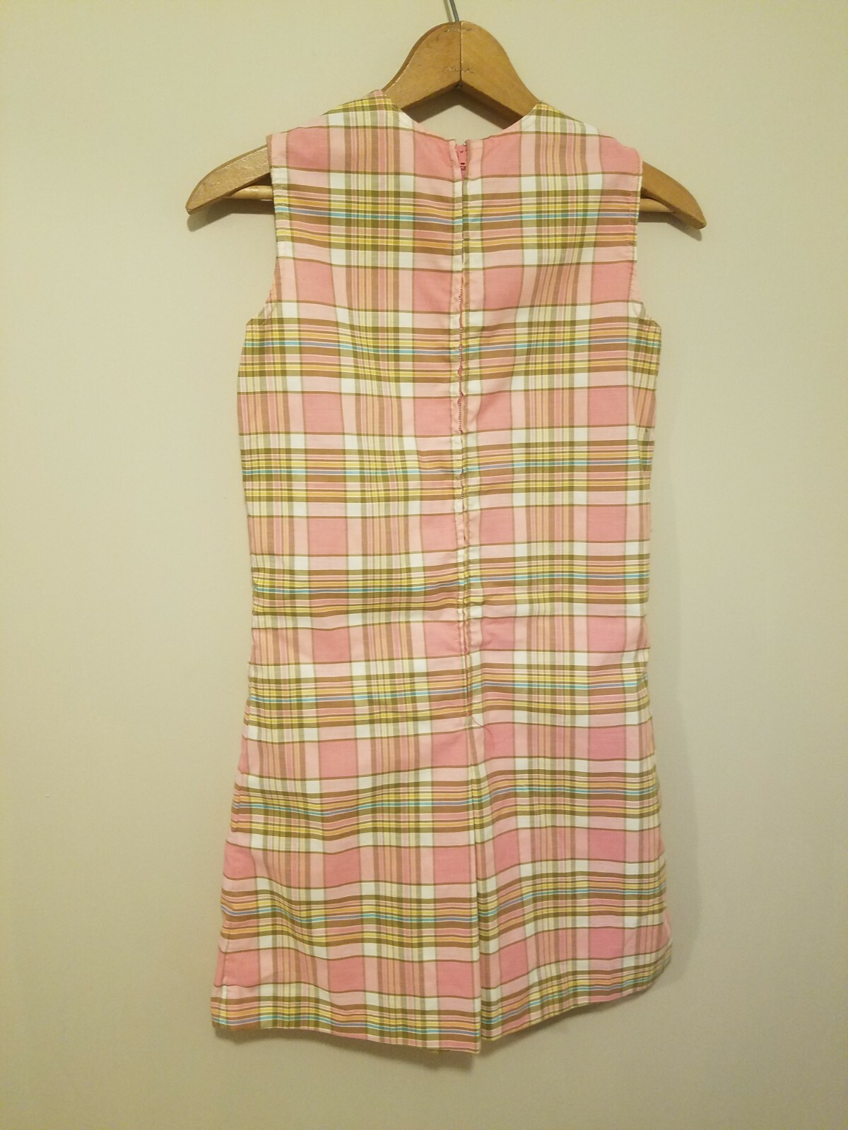 Vintage 1960s Plaid Jumper Shorts Miss Q Jeff Richards image 4