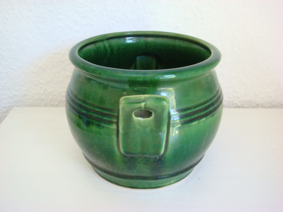 Vintage JOPEKO KERAMIK Grüner Übertopf / Blumentopf West German Pottery 1970er - Bild 2 von 4