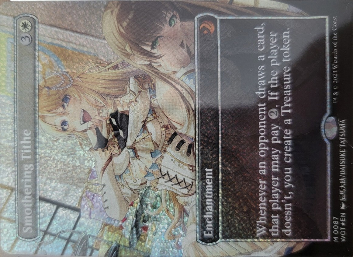 Smothering Tithe (Anime Borderless) (Confetti Foil) Wilds of
