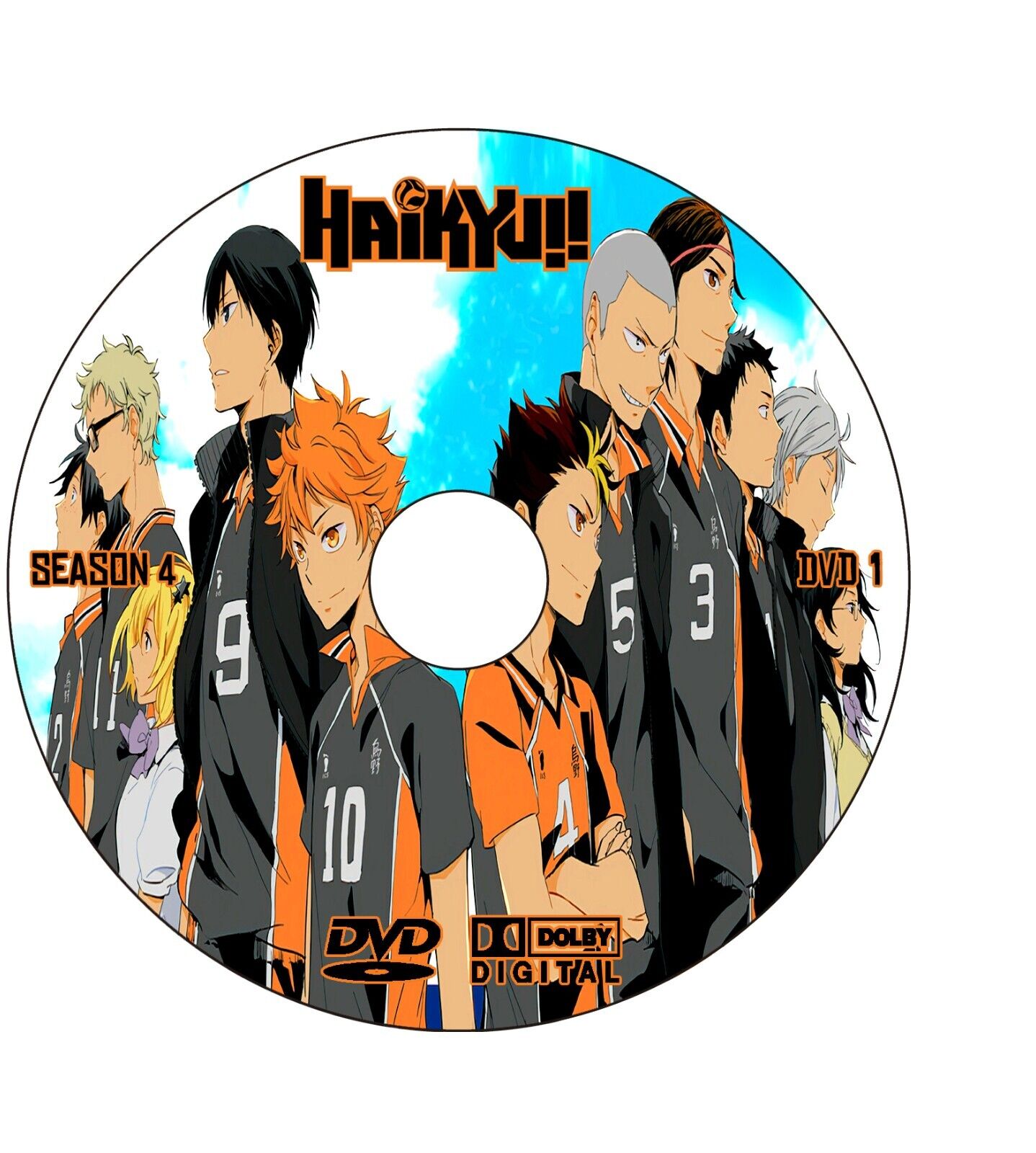 Haikyuu!! Anime Series Season 1-4 Dual Audio English/Japanese with